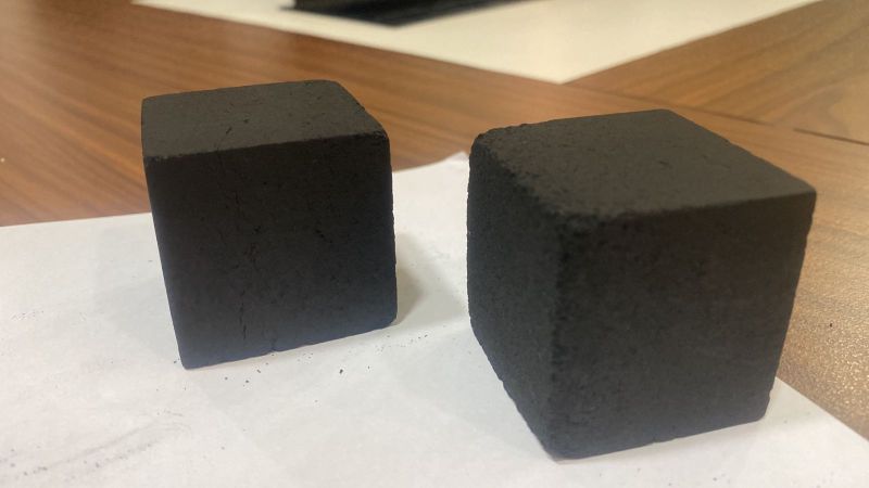 Semi Activated Charcoal Cubes, for Gas Purification, Gold Purification, Metal Extraction, Water Purification