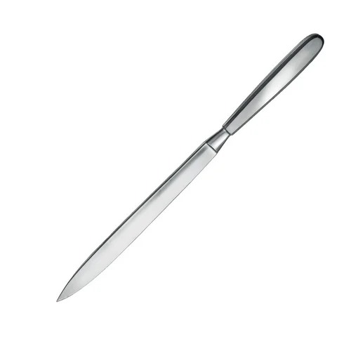 Silver None Amputation Stainless Steel Knife, Feature : Rust Proof