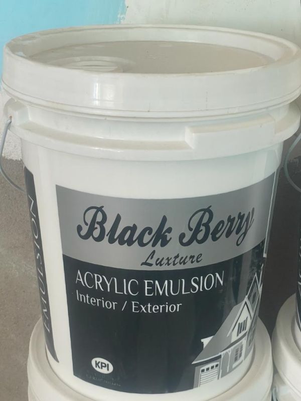 White Blackberry Luxture Plastic Paint, for Brush, Roller, Packaging Type : Bucket