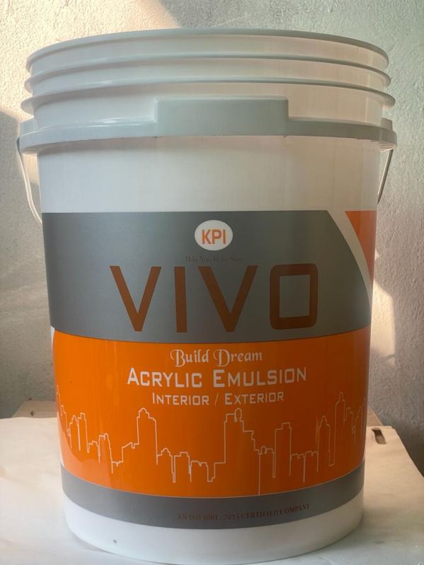 Vivo Acrylic Emulsion Paint, for Brush, Roller