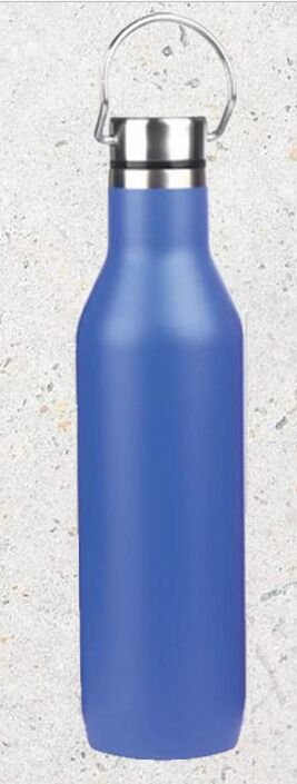 740ml blue stainless steel vacuum bottle, Packaging Type : Paper Box