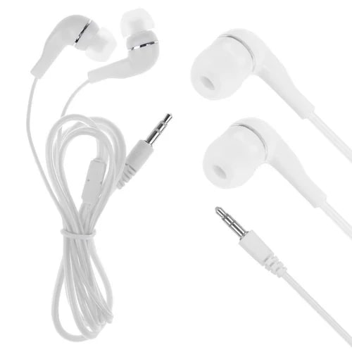 JPY White Mobile Earphones, Size : Standard