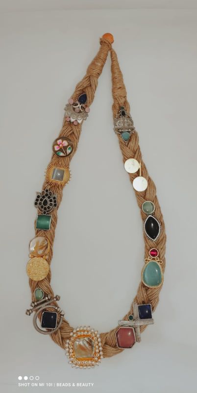 Jute necklace, Style : Antique
