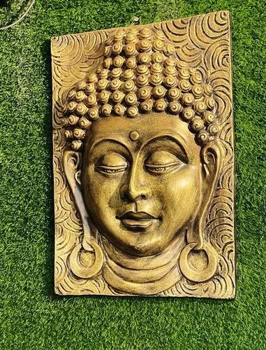 FRP Buddha Wall Mural, for Decoration, Household, Specialities : Attractive Designs, Durable, Dustproof
