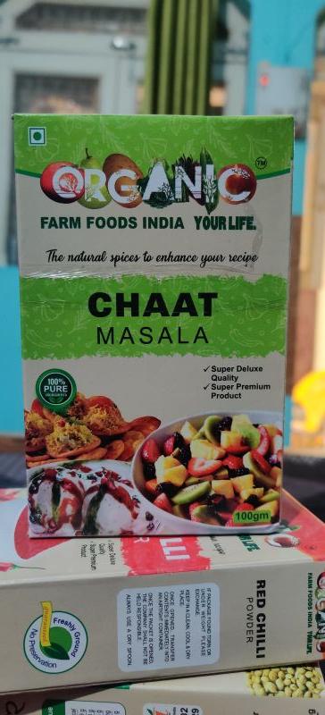 Powder Blended Natural Chaat Masala, for Spices, Packaging Size : 100gm