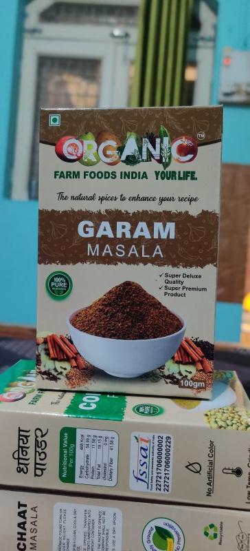 Powder Blended Natural Garam Masala, for Cooking, Spices, Packaging Size : 100gm
