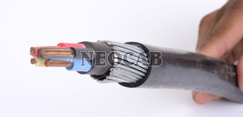 Neocab Armoured Cables, Outer Material : Rubber