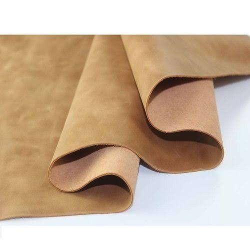 Leather Suede Fabric, Color : Brown