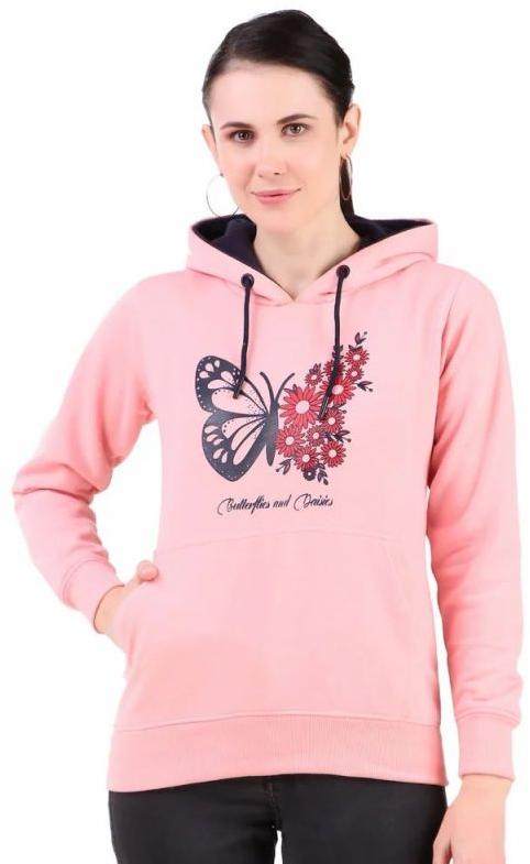 Ladies Printed Gym Hoodie