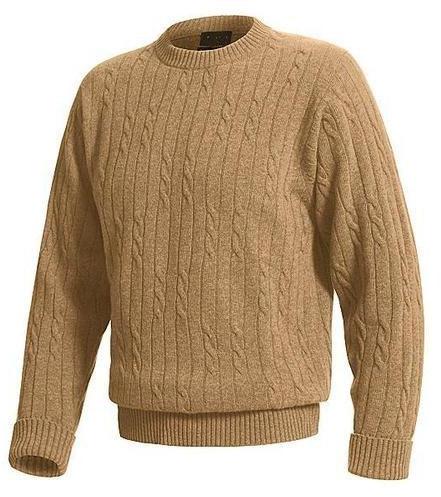 Plain Mens Round Neck Sweater, Style : Non Zipper
