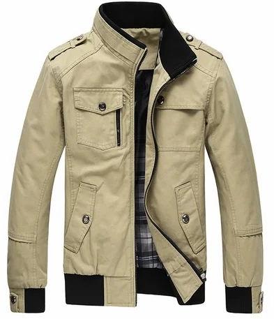 Regular Fit Plain Mens Stylish Jacket, Sleeve Type : Full Sleeves