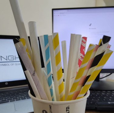 Multicolor Printed Paper Straw, for Event Party