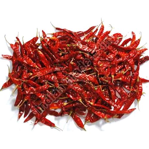 Whole Natural Guntur Dried Red Chilli, for Cooking, Taste : Spicy