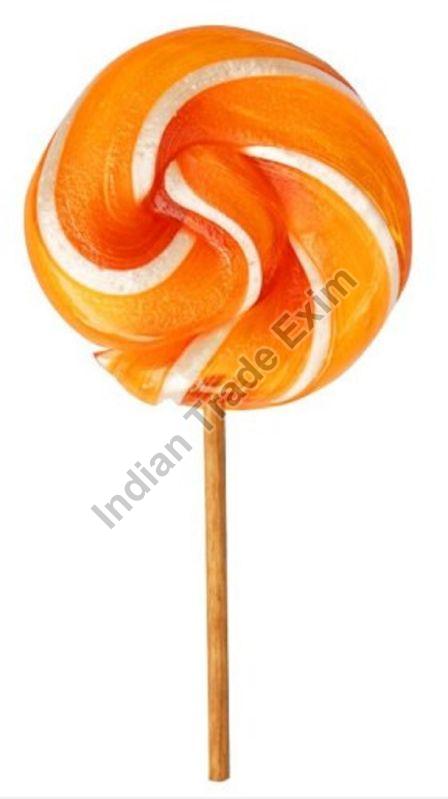 Orange Flavour Lollipop, Packaging Type : Plastic Wrappers