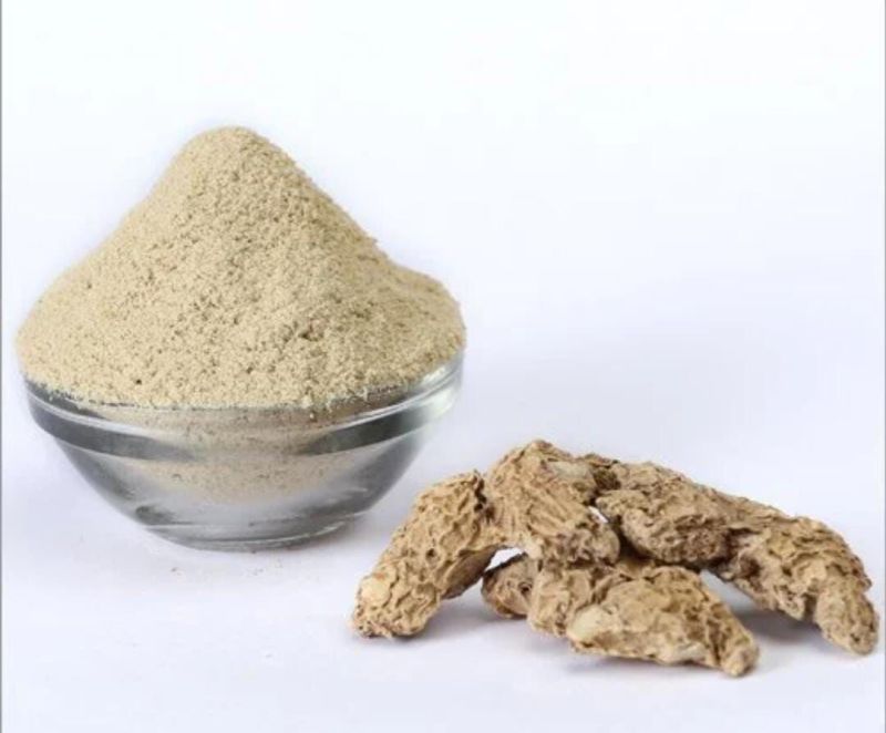 Light Brown Dehydrated Ginger Powder, Packaging Type : Plastic Pouch