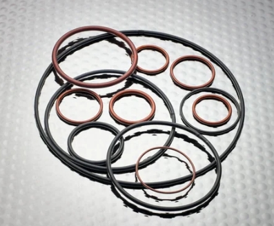 Black Silicone Rubber FEP Encapsulated O Ring, for Industrial Use, Shape : Round