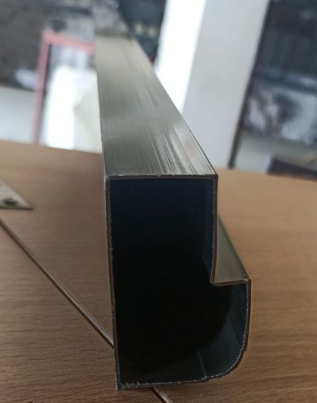 Black Molded Pipe Aluminum Profile, for Door, Window, Feature : Fine Finishing, High Strength