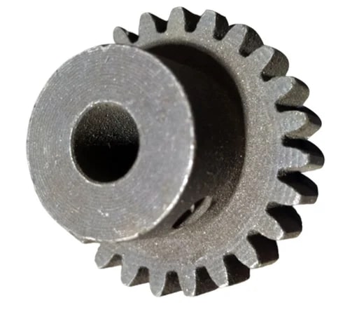 Grey Round Polished Mild Steel Textile Machinery Gears, Size : Customized