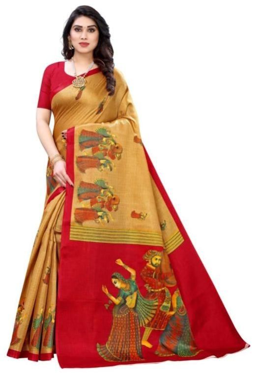 Premium Banarasi Silk Saree Full Size With Blouse.