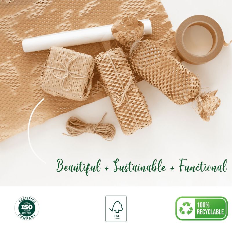 Honeycomb Paper Roll 38cm X 250 Mts