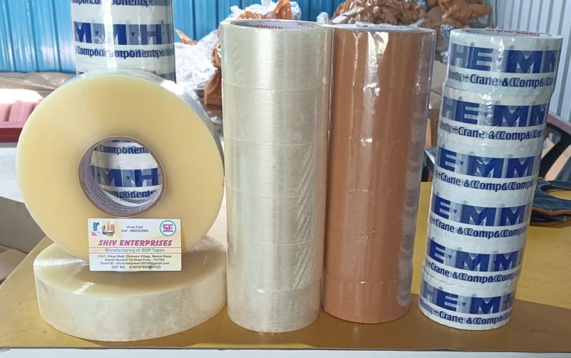 Yellow bopp packing tapes, for Goods Packaging, Packaging Type : Paper Box