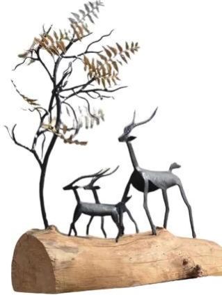 Bastar Tribal Iron Craft Deer Sculpture