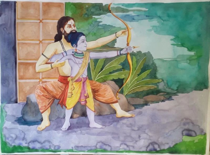 Lord RAM Wall Painting