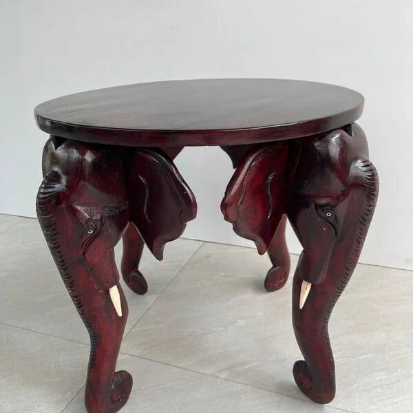 Round Wooden Table