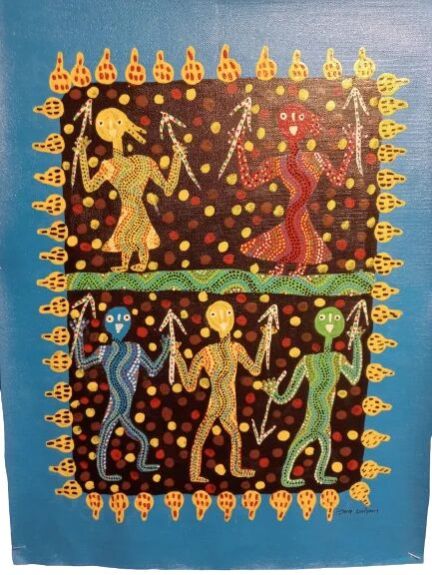 Traditional Tribal Wall Painting