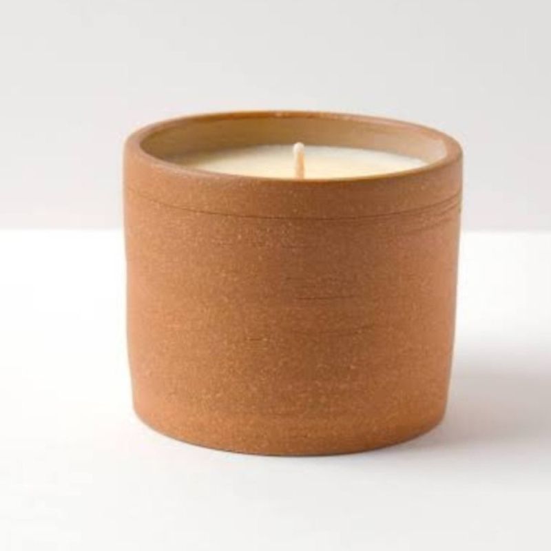 Brown Round Plain Terracotta Candle Pots, for Decoration, Speciality ...