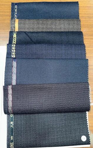 Black SNZ Grindle Polyester Suiting Fabric, Width : 58 Inch