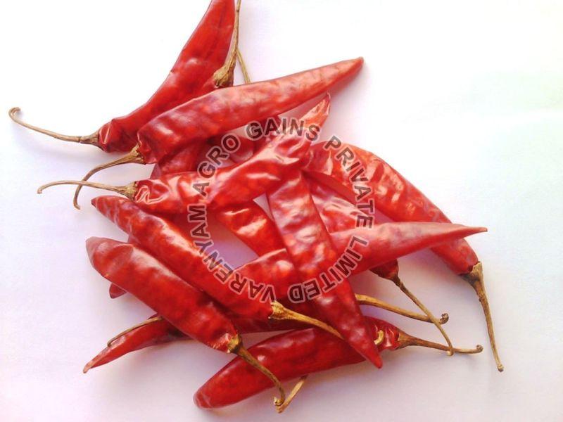 Raw Natural Sanam Dry Red Chilli, for Cooking, Grade Standard : Food Grade