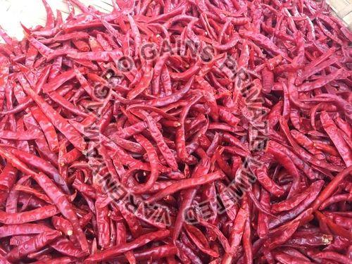 Natural Teja Dry Red Chilli, for Cooking, Grade Standard : Food Grade