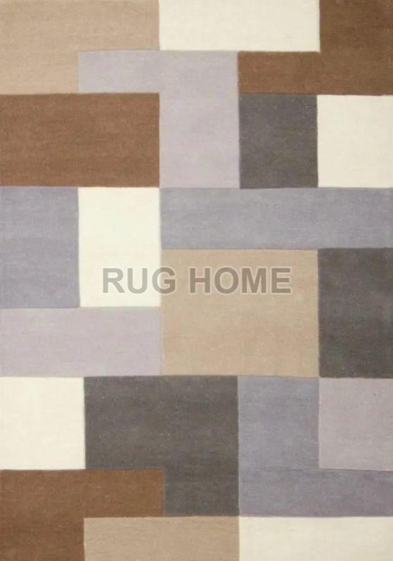 Multicolour Rectangular Lexus Neutral Hand Tufted Rug, for Home, Office, Hotel, Size : 5x8 Feet