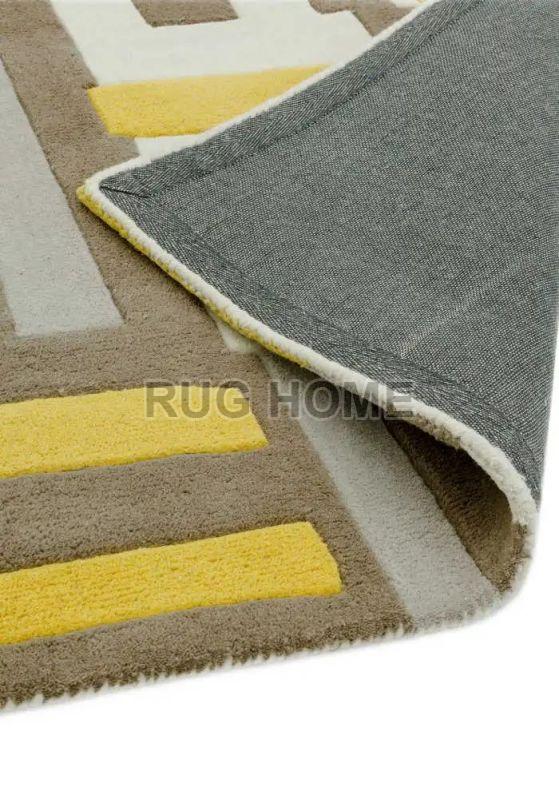 Multicolour Rectangular Smooth Matrix Hand Tufted Rug, for Home, Office, Hotel, Size : 5x8 Feet