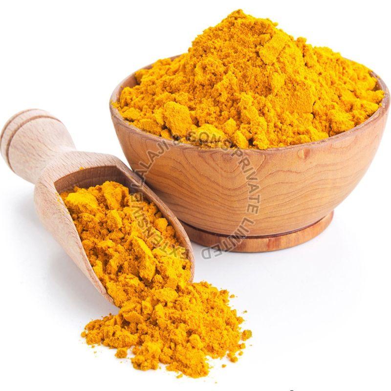 Yellow Unpolished Organic Turmeric Powder, for Cooking, Packaging Type : Plastic Packet