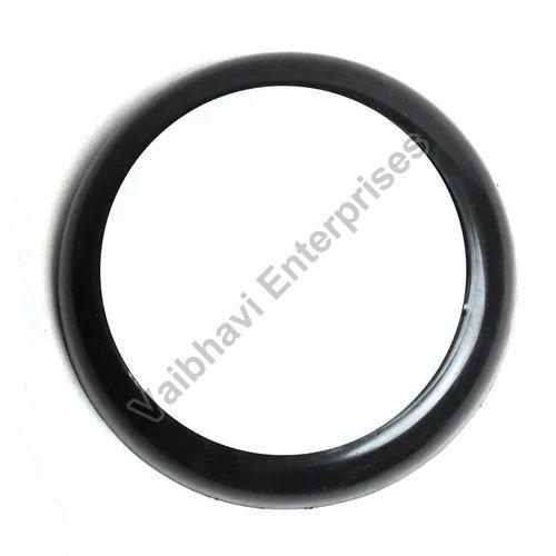 Black Polished Metal Dust Cap Ring, for Industrial, Shape : Round