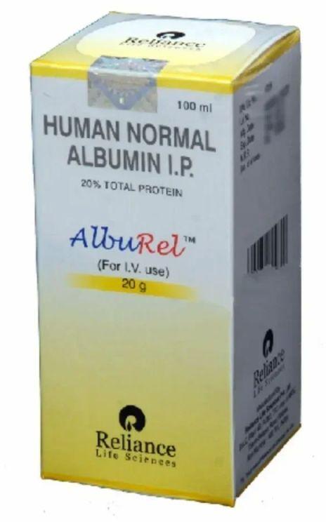 Alburel 20gm Solution for Infusion, Packaging Size : 100 ml