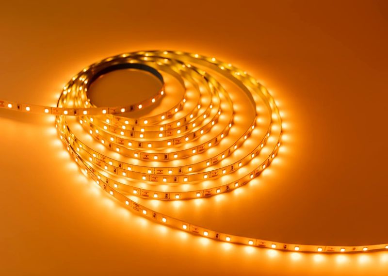 AC 120 -300 v Stream LED Strip Light, for Decoration, Mall, Color : Golden