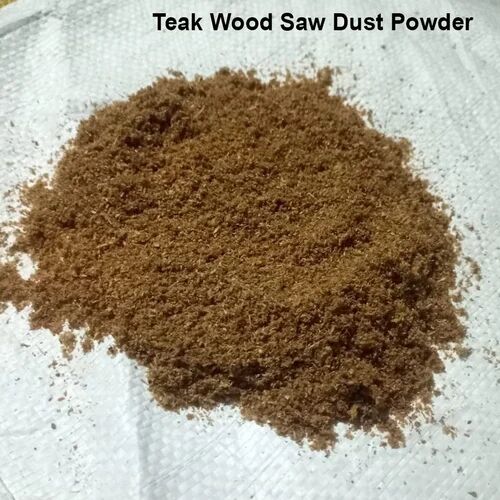 Brown Teak Wood Saw Dust Powder, for Filling, Furniture Use, Style : Dried