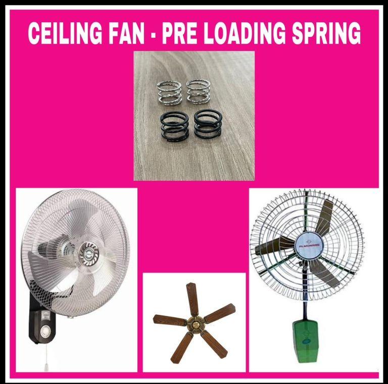 Silver Ceiling Fan Spring