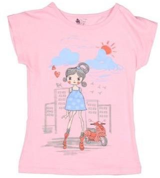 Kids Girl Round Neck T-Shirt