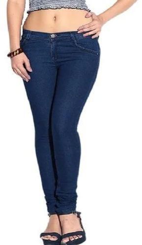 Ladies Stretchable Blue Jeans