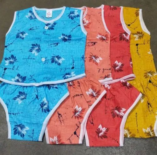 Unisex Casual Wear Newborn Baby T-shirt and Panty Set