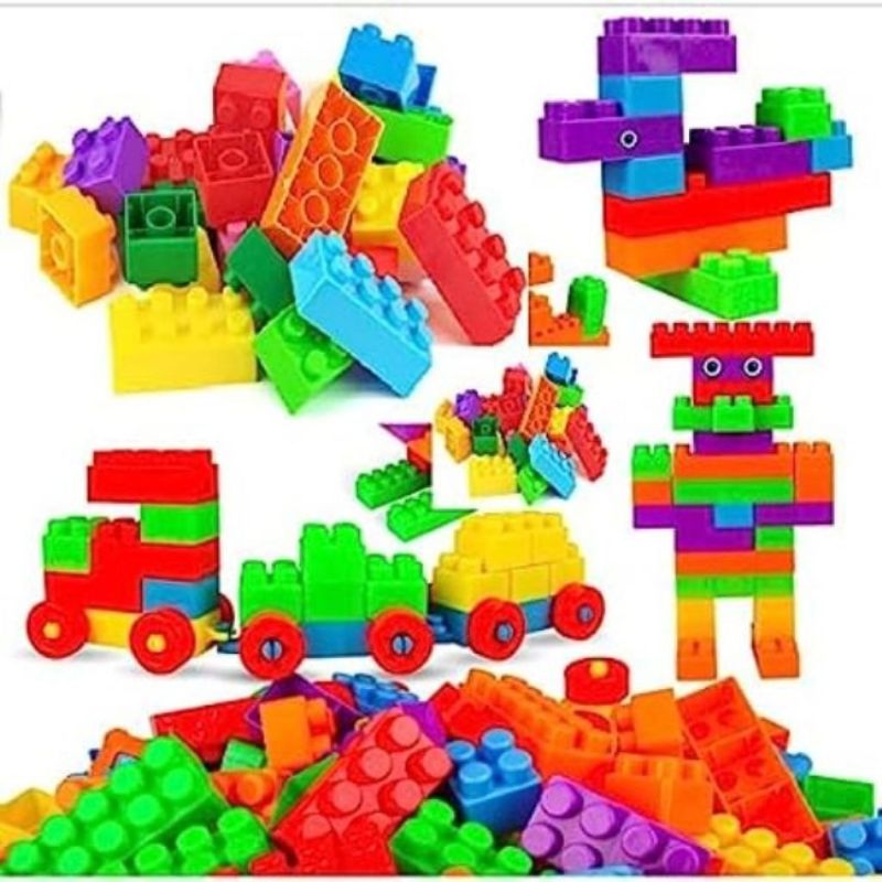 Multicolor Plastic Building Block, Feature : Light Weight, Easy To Use