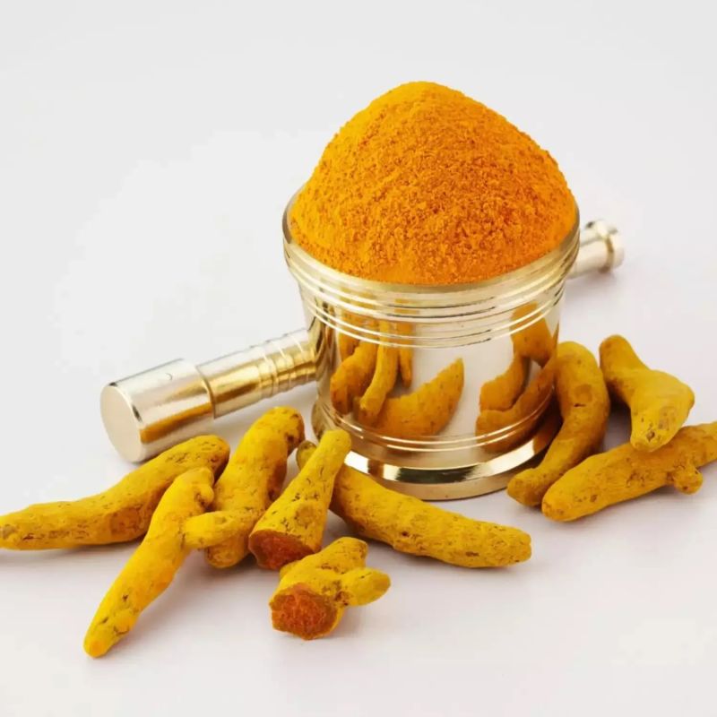 Yellow Unpolished Organic Alleppey Turmeric Powder, for Cooking, Packaging Type : Plastic Packet