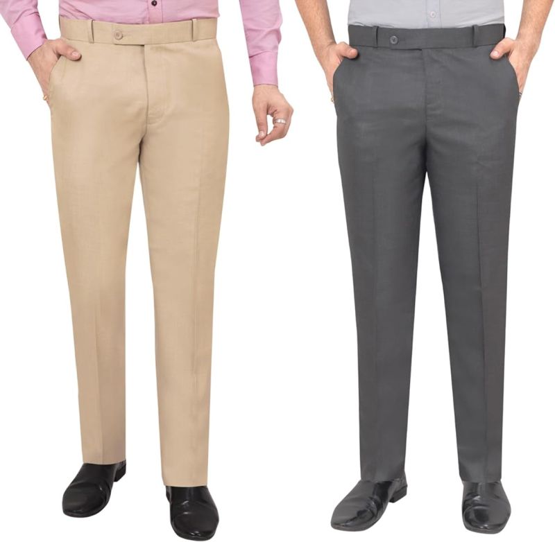 Plain Poly Cotton Mens Corporate Trousers, Technics : Machine Made