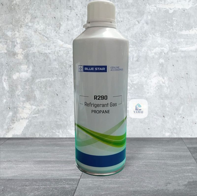 Blue Star R290 Propane Refrigerant Gas, for AIR CONDITIONER / REFRIGERATOR, Packaging Type : Can