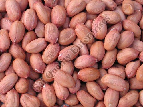 Brownish Organic Fresh Groundnut Kernels, for Cooking Use, Making Oil, Packaging Type : Plastic Packet