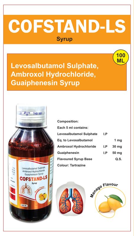 Liquid Cofstand LS syrup, for Respiratory, Plastic Type : Plastic Bottles